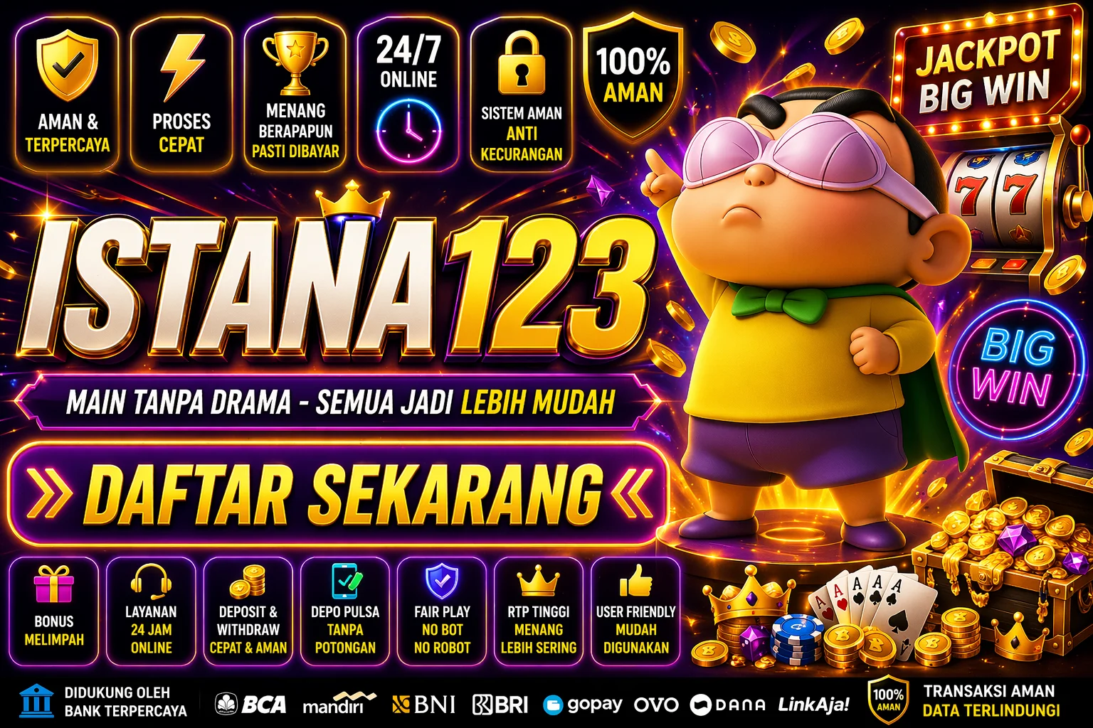 Galeri foto Istana123 : Pusat Referensi Game Online Dengan Statistik Mendalam di Jakarta